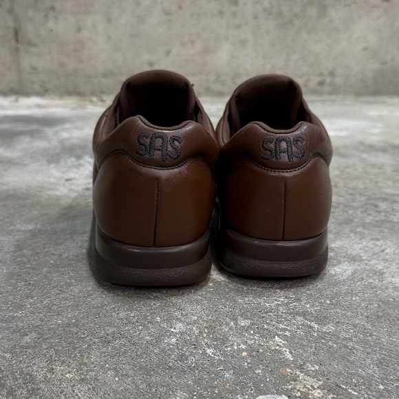 SAS Time Out Leather Walking Shoes 11.5 Brown - Picture 6 of 9